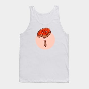 Roast Beef Cartoon Vector Icon Illustration Tank Top